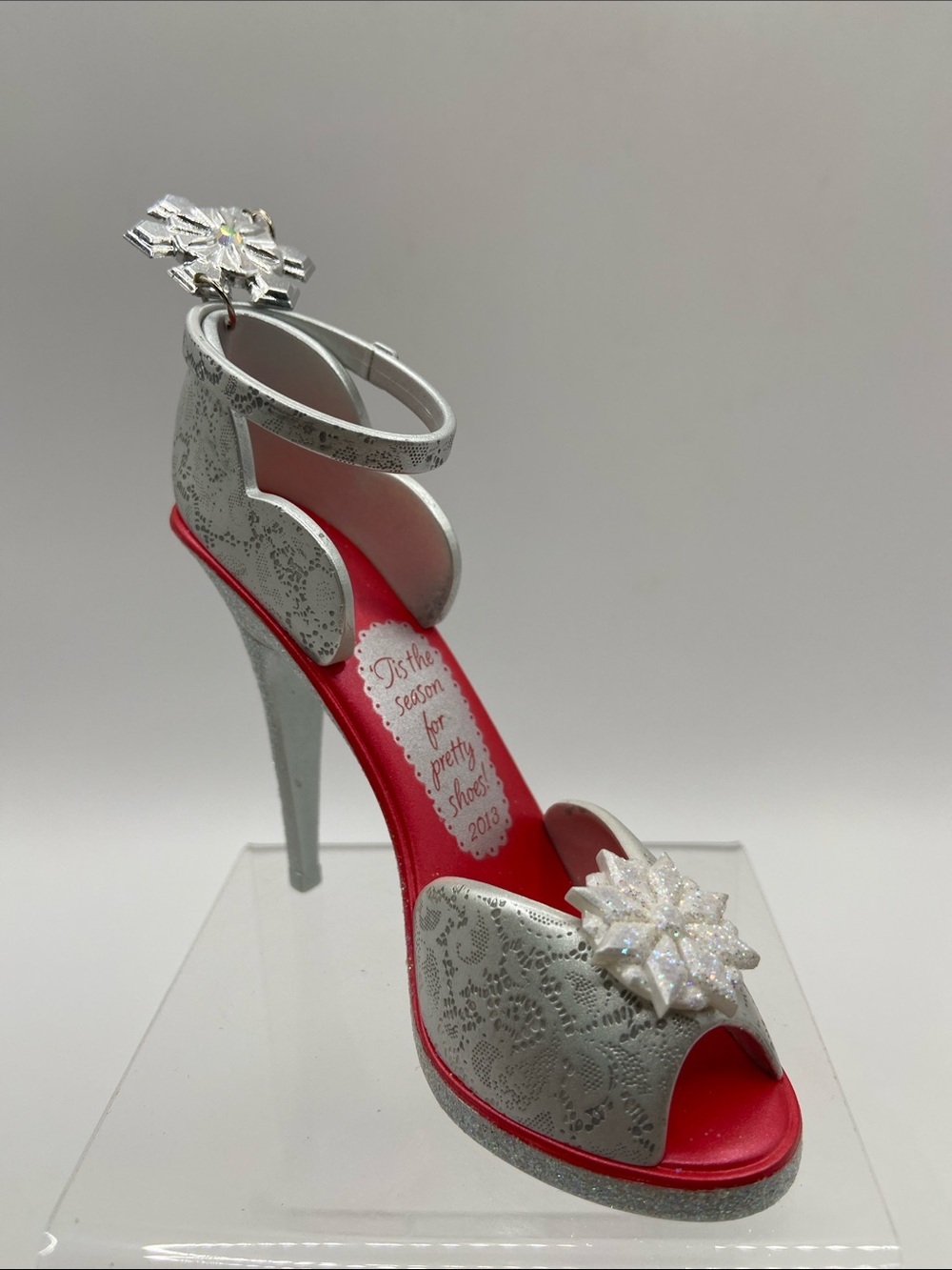 2013 Hallmark Put On Your Pretty Shoes Ornament Miniature Keepsake Collectible